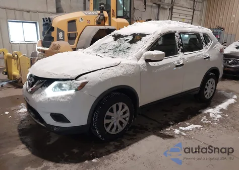 2016 Nissan Rogue S из США, поврежденный, VIN JN8AT2MV7GW130706